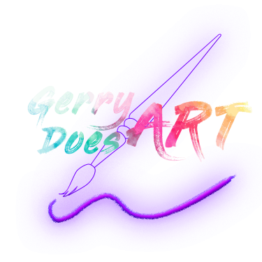 Gerry does Art Logo - Link. Führt zum Kunstbereich.